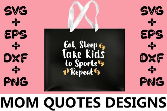 MOM Eat Sleep Take Kids to Sports Embroidery Review