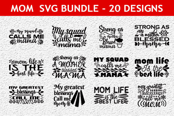 Review: Mom 21 Quotes Designs Bundle