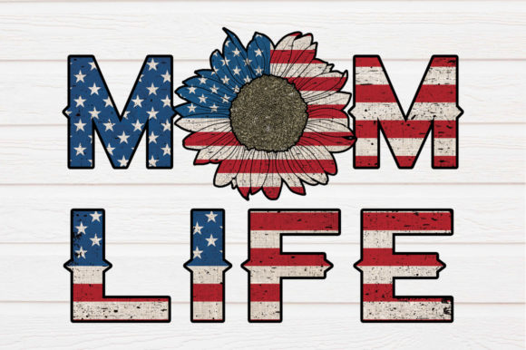 USA Flage Mom Life Sublimation Review